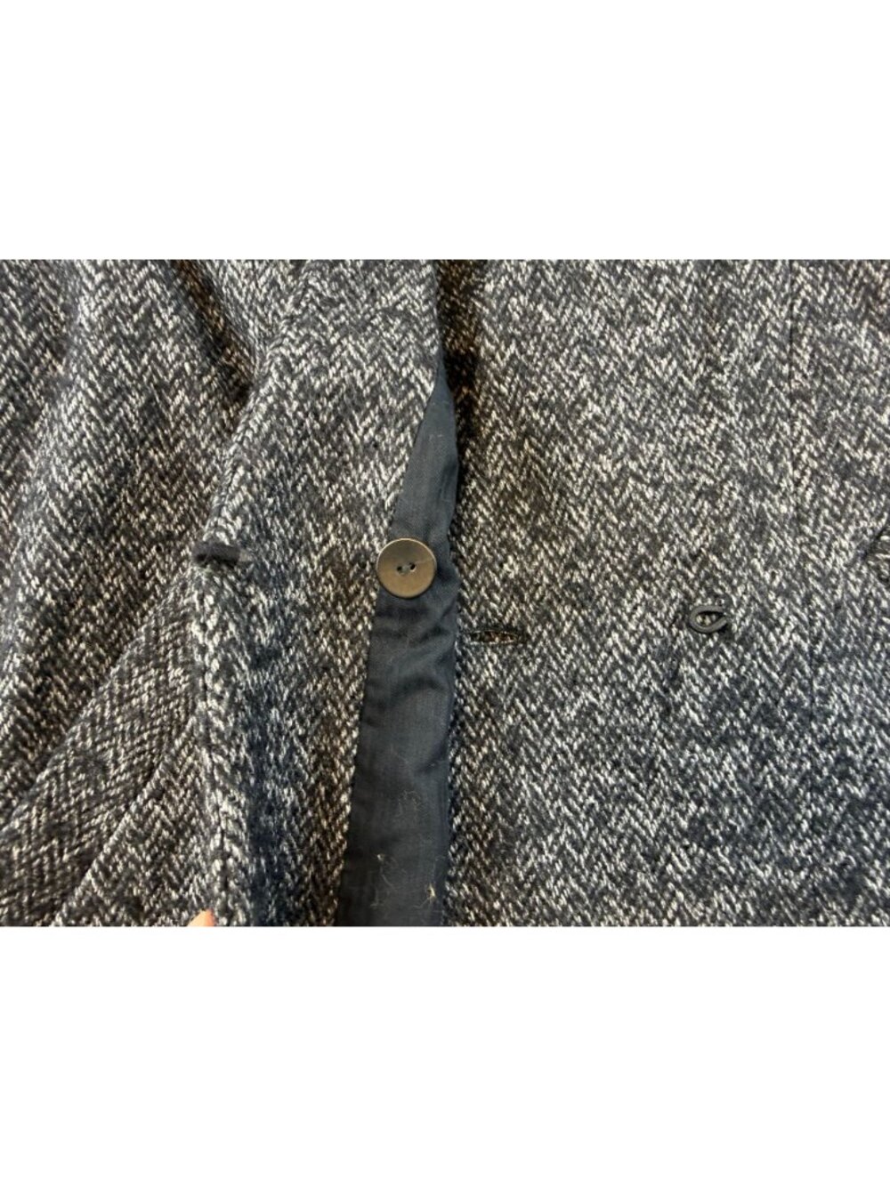 NWT See by Chloé Women’s Grey Cotton/Wool/Alpaca Unlined Coat Size 6US / 42IT - Picture 9 of 11